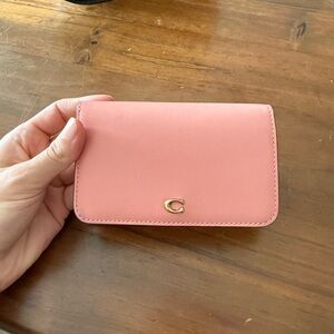 Coach slim card case colorblock